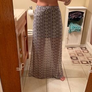 Tribal Print Skirt